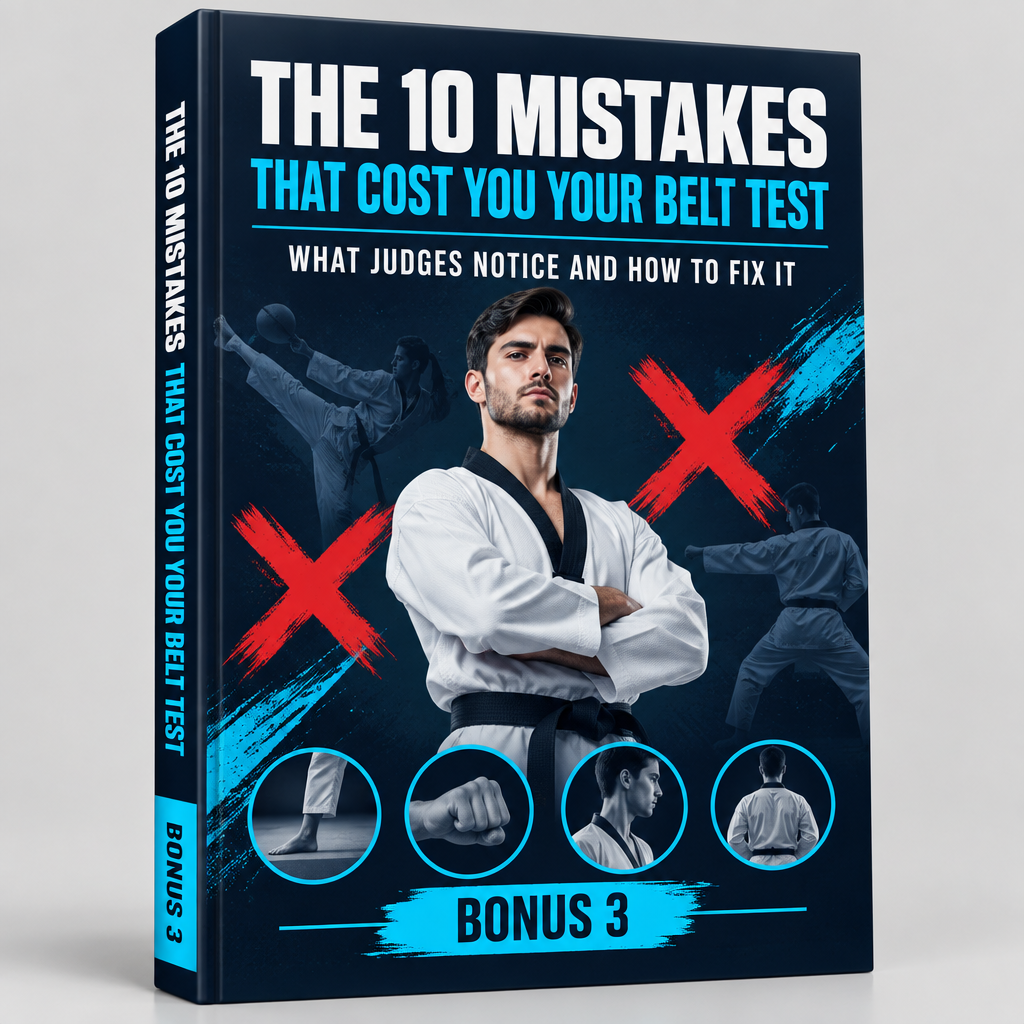 Cover of bonus 3: The 10 Mistakes That Cost You Your Belt Test