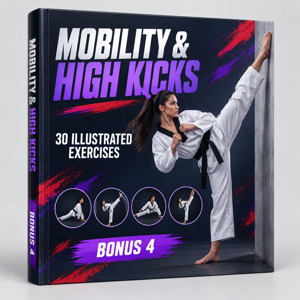 Cover of bonus 4: Mobility & High Kicks — 30 Illustrated Exercises